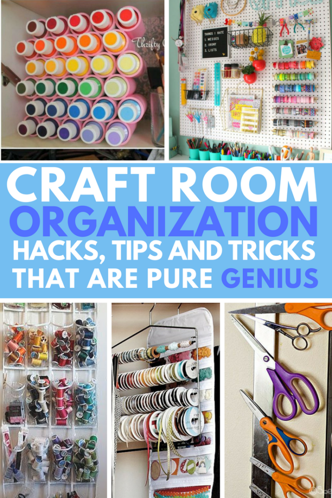 Craft Room Organization Hacks for All the Crazy Craft Ladies!